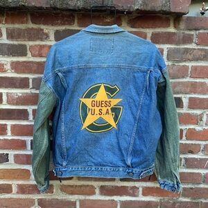 GUESS 80’s Style Denim Jean Jacket